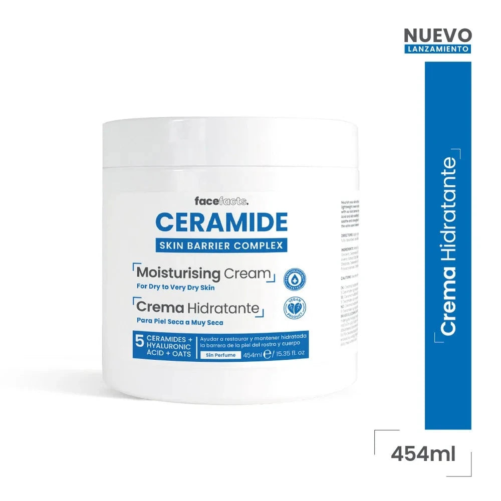 Ceramide Crema Hidratante x 454 ml Facefacts